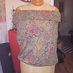 CUSTOM MADE off shoulders top💚❤️👚